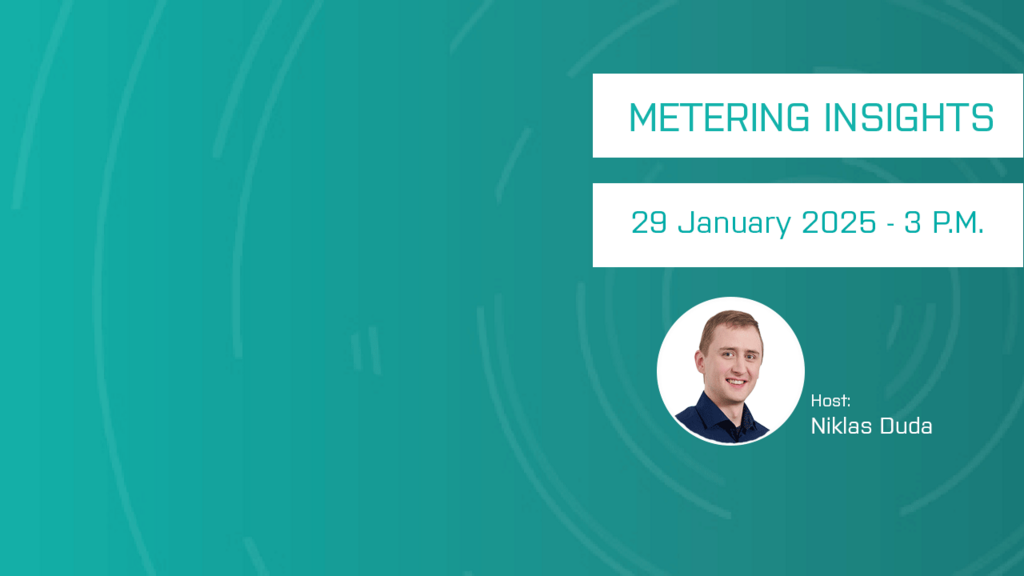 Design with Diehl Metering Webinar date and hours with the picture of the OMS Protocol expert Niklas Duda