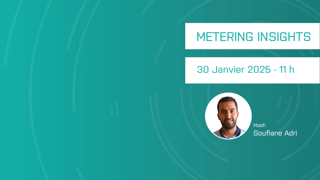 Horaires Webinaire diehl Metering avec photo de l'expert en technologie OMS Soufiane Adri